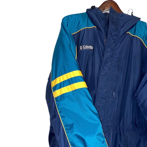 Vintage Columbia Navy/Teal Ascent Puffer Jacket Size Large - Picture 12 of 14